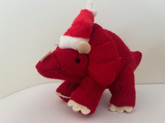 Triceratops Xmas decoration